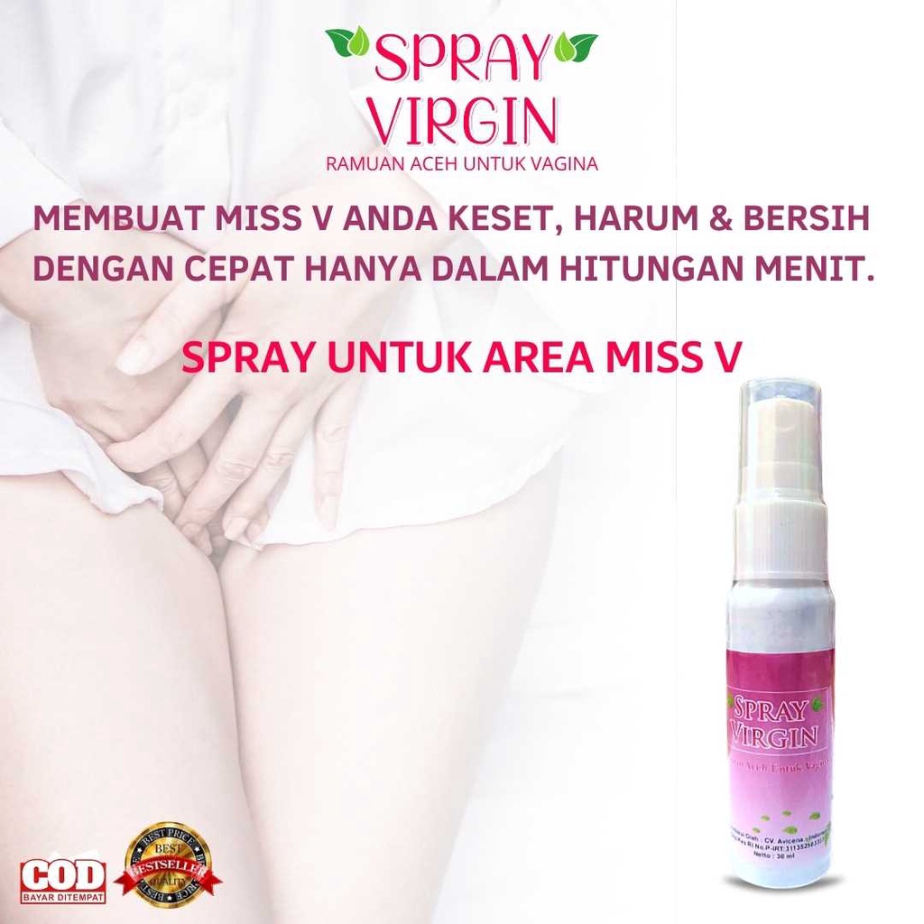 SPRAY VIRGIN Original Herbal Ampuh Untuk Perapat dan Pengharum Miss V