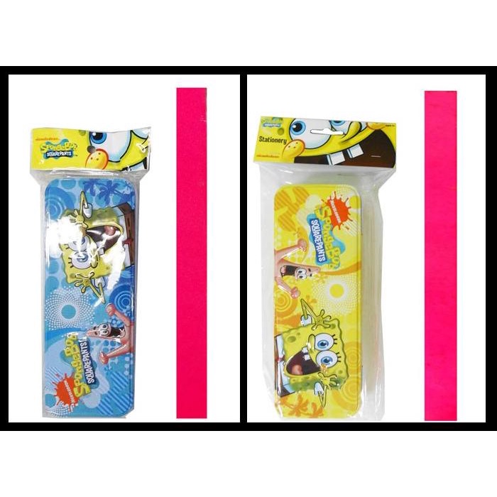 

Kotak Pensil Spongebob Tin Pencil Case Kaleng