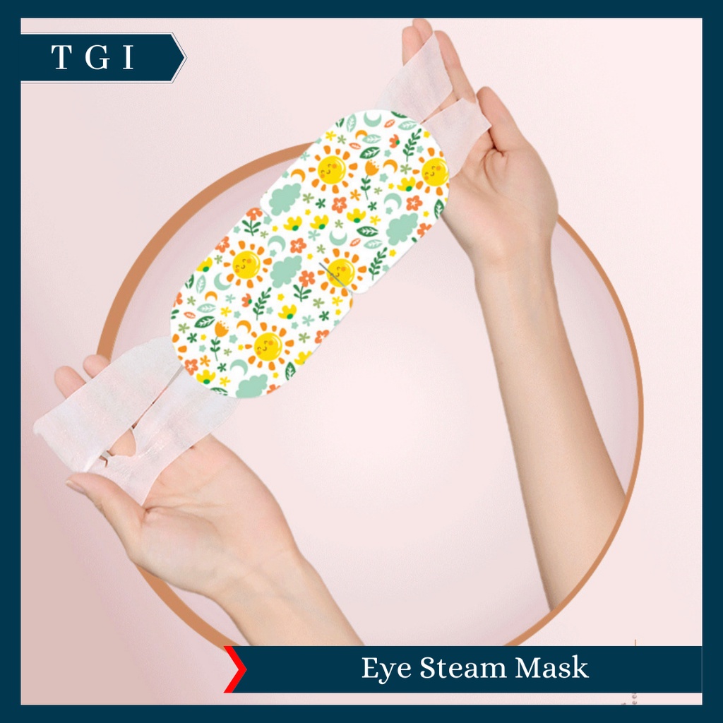 TGI - RELAX EYE MASK / STEAM EYE MASK / MASKER MATA PENGHANGAT / WARMING EYE MASK / STEAM PENUTUP MATA