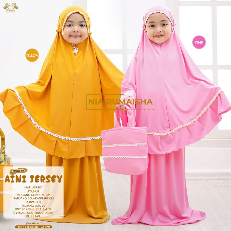 MUKENA ANAK AINI JERSEY BY NIA RUMAISHA