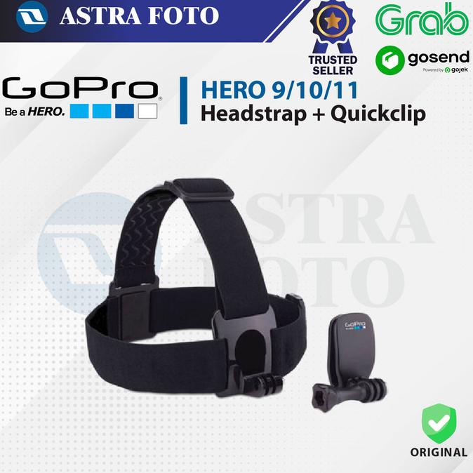 Headstrap + Quickclip Original GoPro Hero 9 / Hero 10 / Hero 11 Black