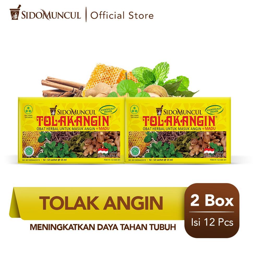 

[spin1] Tolak Angin Cair Dus 2x12's Herbal - Masuk Angin Daya Tahan Tubuh