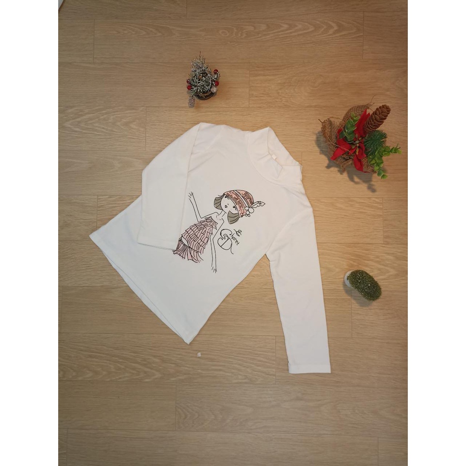 KAOS TURTLE NECK ANAK PEREMPUAN/TURTLE NECK ANAK