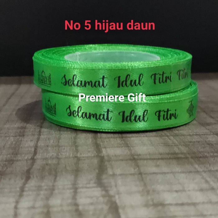 

Pita Satin Lebaran Idul Fitri Uk 1.2 Cm (Harga 1 Roll) 096