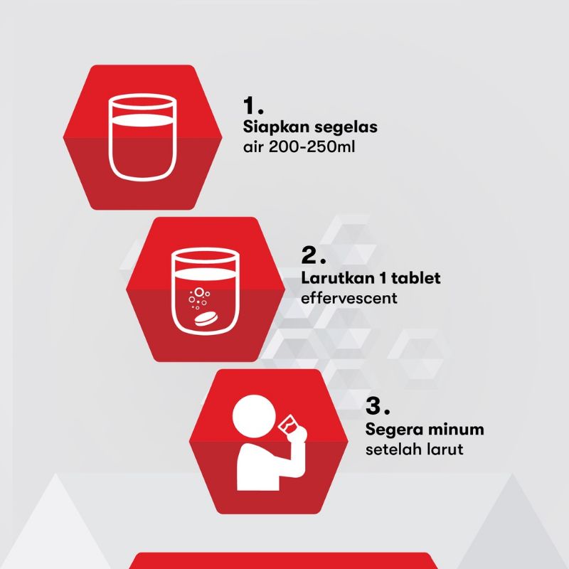 Redoxon Fortimun Vitamin dan Mineral Rasa Jeruk Tube Isi 10 Tablet Effervescent