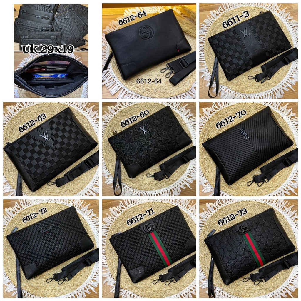 CLUTCH IMPORT PREMIUM / CLUTCH KEKINIAN FREE TALI PANJANG TALI PENDEK / HANDBAG CEWEK COWOK / DOMPET TANGAN IMPORT