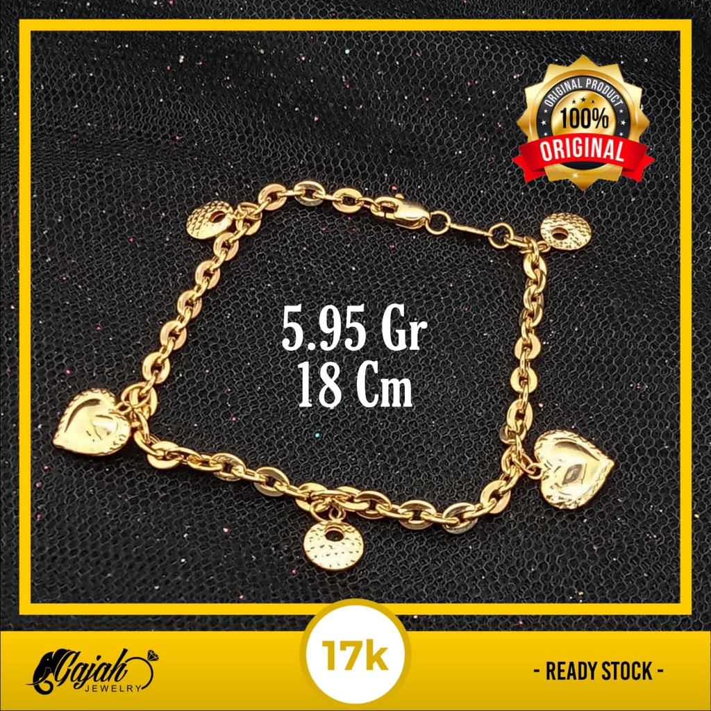 Gelang Emas 17K - 5.95 Gr Kadar 750 - 4508