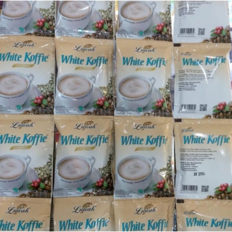 

LUWAK WHITE COFFE 1 RENCENG 10 SACHET // KOPI INSTAN // KOPI LUWAK 20G