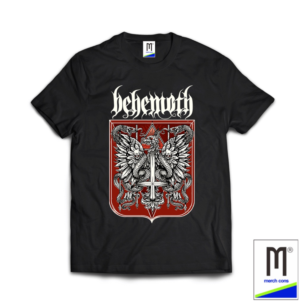 KAOS BAND BEHEMOTH TAG MERCHCONS SIZE LUAR / KAOS MUSIK DISTRO