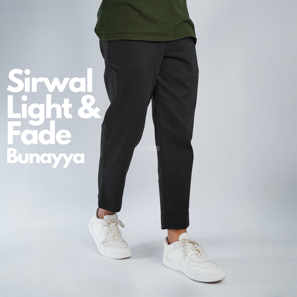 Celana Sirwal Light & Fade Bunayya Original | Sirwal Formal Bunayya | Sirwal Strech