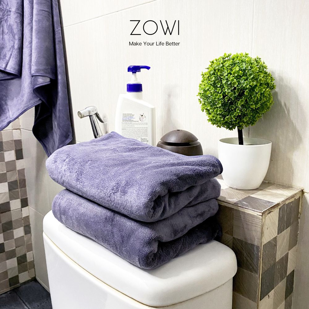 [GRATIS EMAS] ZOWI HANDUK MANDI DAYA SERAP TINGGI/ BATH TOWEL MICROFIBER PREMIUM/ HANDUK MANDI HALUS ANTI BAKTERI