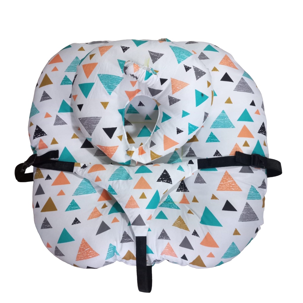 Sofa Bayi Jumbo Multifungsi dengan Gesper Pengaman dan Free Bantal DOT Gratis Untuk Baby Lounger