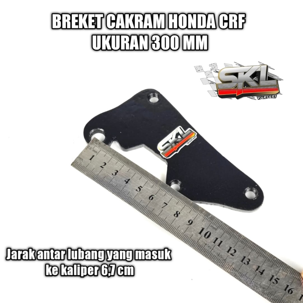 Breket Cakram Depan Honda Crf Piringan Diameter 300 Dan 320mm