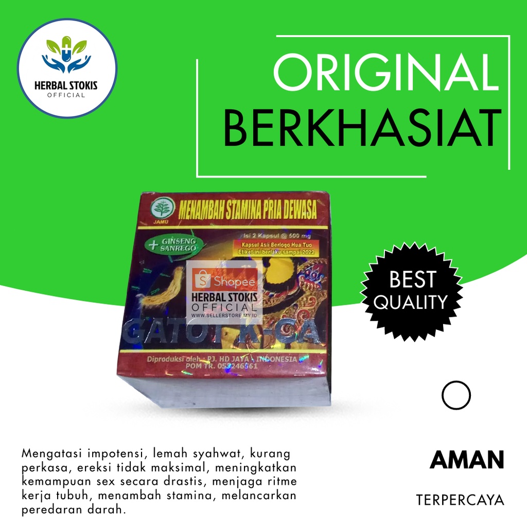 Gatot K-Ca Kaca Asli Original Obat (Kuat) Suplemen Kesehatan Pria