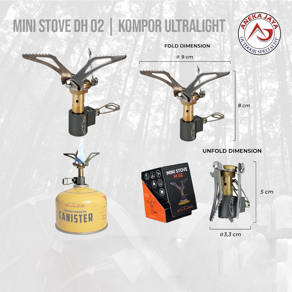 MINI STOVE DH 02 | KOMPOR ULTRALIGHT