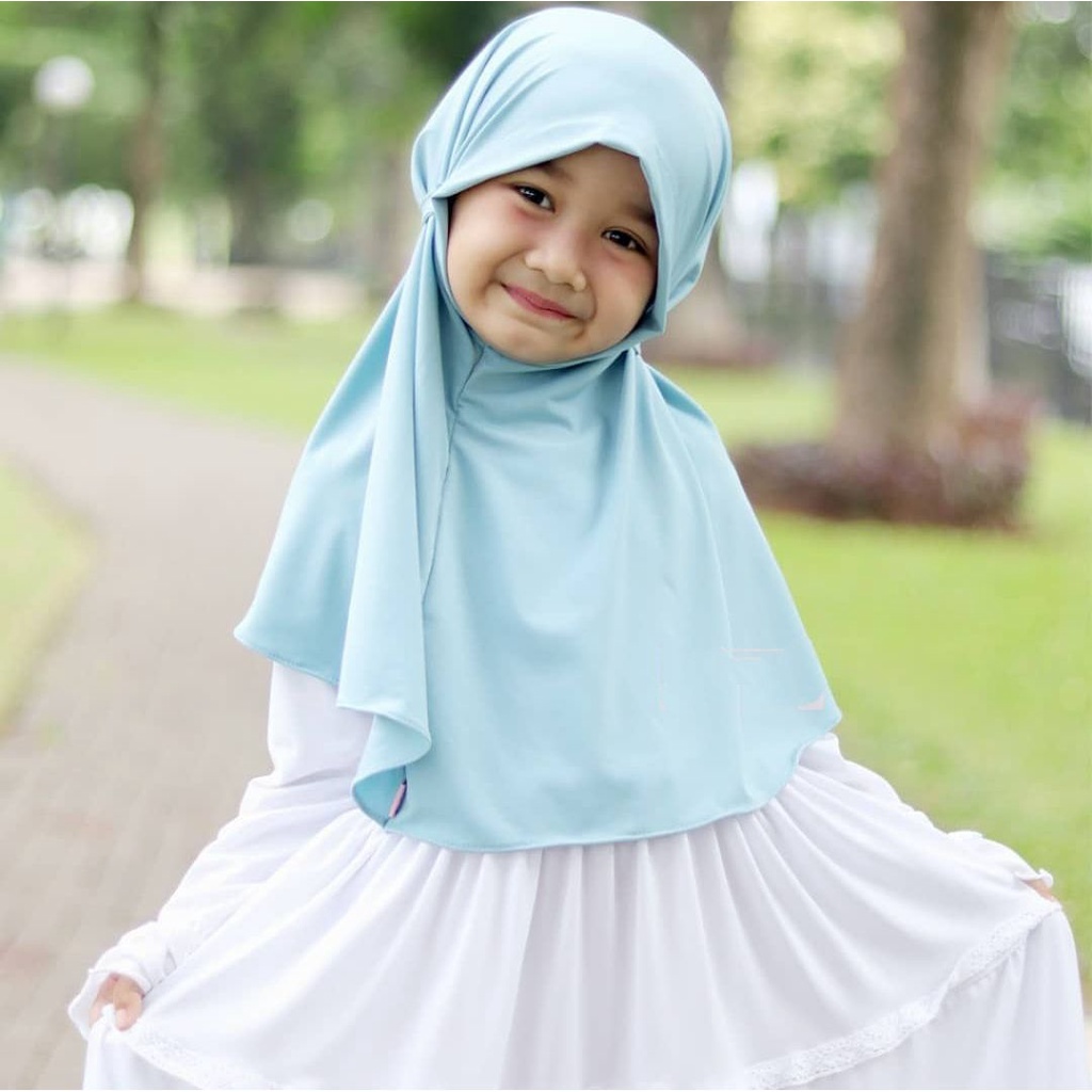 SYAHIRA BERGO HIJAB JILBAB INSTANT KERUDUNG ANAK BAHAN JERSEY WANITA MUSLIMAH PREMIUM