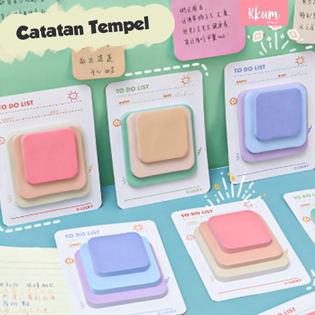 

Sticky note 3 size kotak/ Sticky note aesthetic cute/ memopad lucu