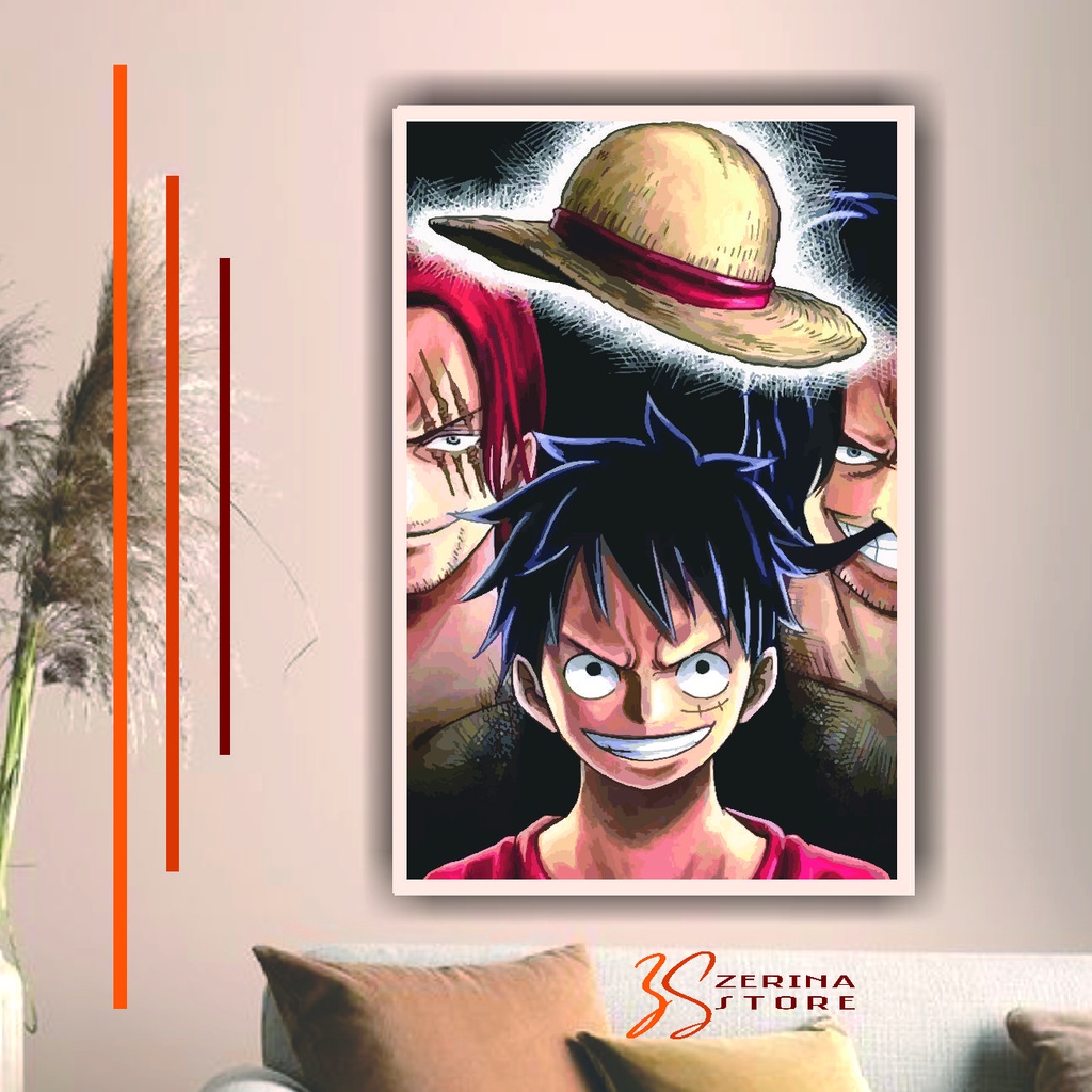 HIASAN DINDING KAYU WALL DECOR LUFFY ONE PIECE ANIME