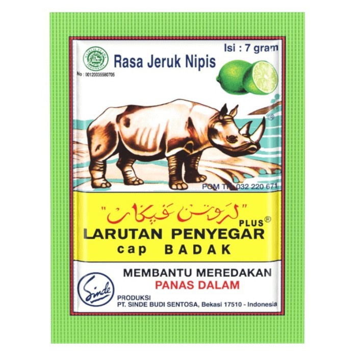 Larutan Penyegar Cap Badak per sachet