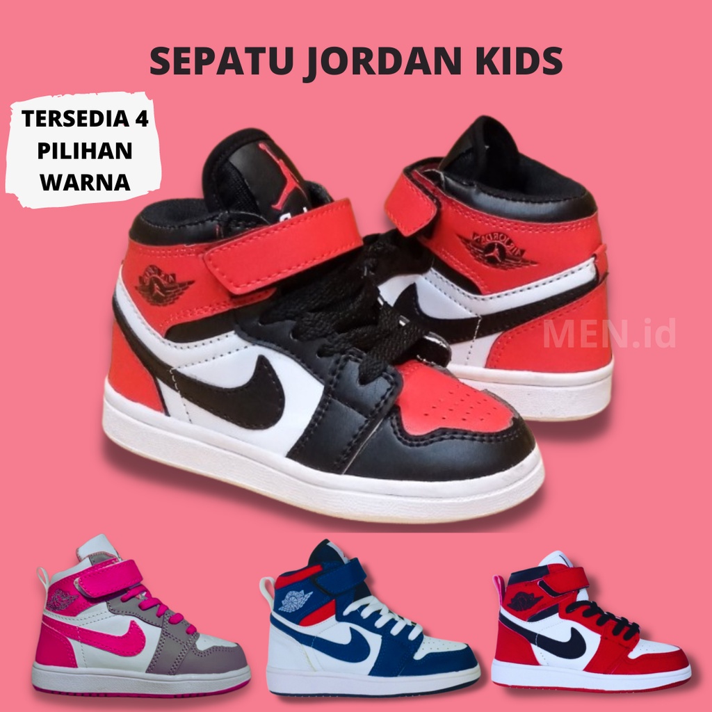 Sepatu jordan anak laki laki perempuan usia 3-13 tahun Premium men.id