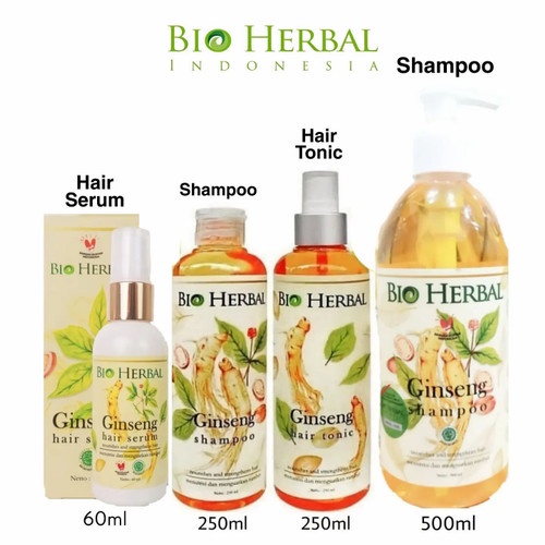 ✨LACIKOSME✨ BIO HERBAL GINGSENG HAIR TONIC GINSENG SHAMPOO KUTU - BPOM ORIGINAL