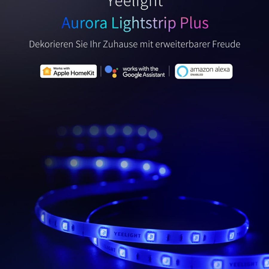 Yeelight LED Lightstrip Plus 1S RGB Aurora Light Strip Lampu Hias Indoor