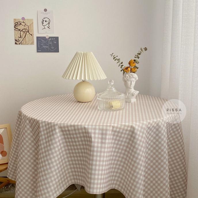 properti foto napkin alas meja kain motif piknik serbet taplak meja |gat