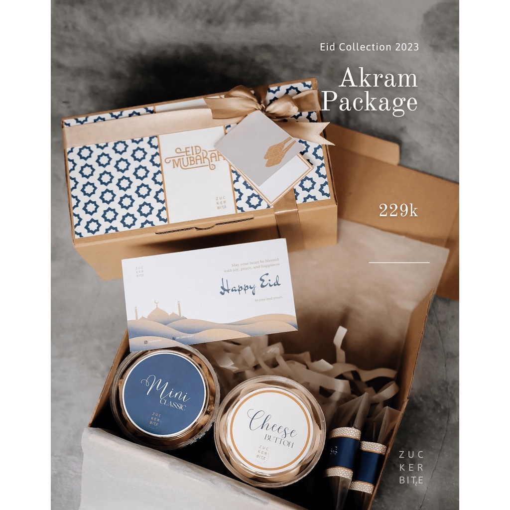 

Hampers Lebaran Kue Kering Lebaran AKRAM PACKAGE Eid Hampers 2023
