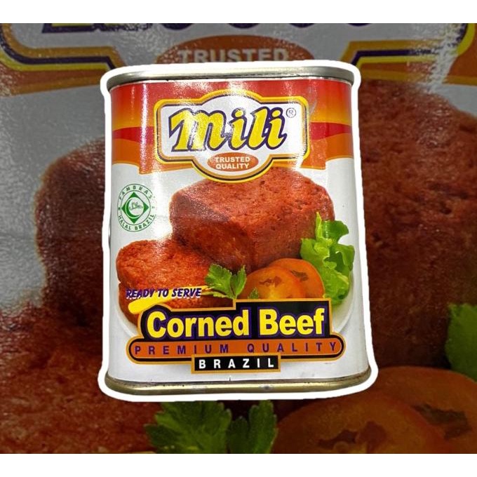 

Mili Corned Beef Premium Quality Brazil / Kornet Mili 340gr