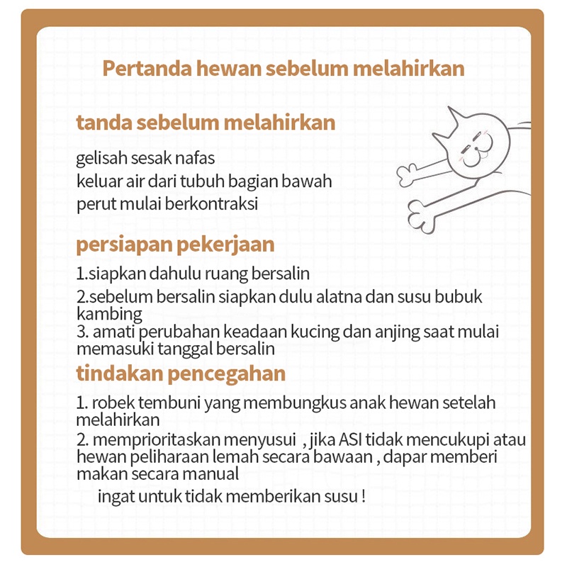 Kandang Hewan Multifungsi / Kandang Kucing Bisa Dilipat / Ruang Bersalin / Kandang Anjing