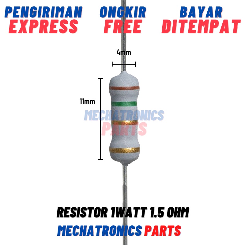 RESISTOR 1WATT 1.5OHM