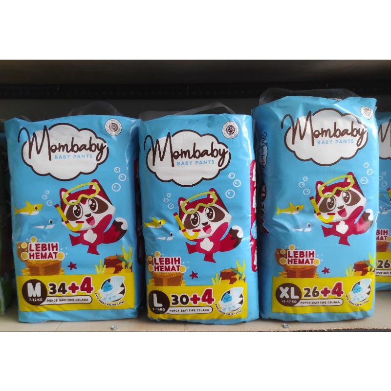 Mombaby Pants | M34+4 | L30+4 | XL26+4 |