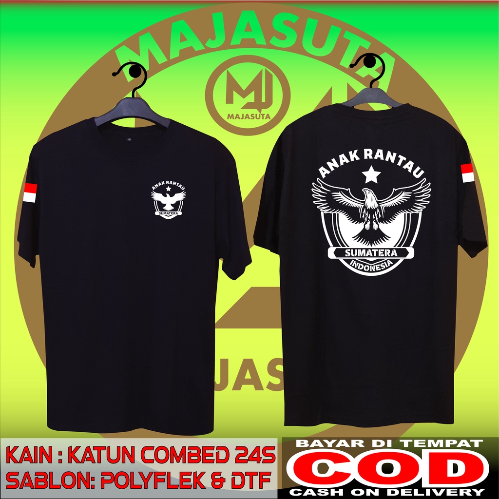 KAOS ANAK RANTAU SUMATERA BAHAN KATUN COMBED 24S