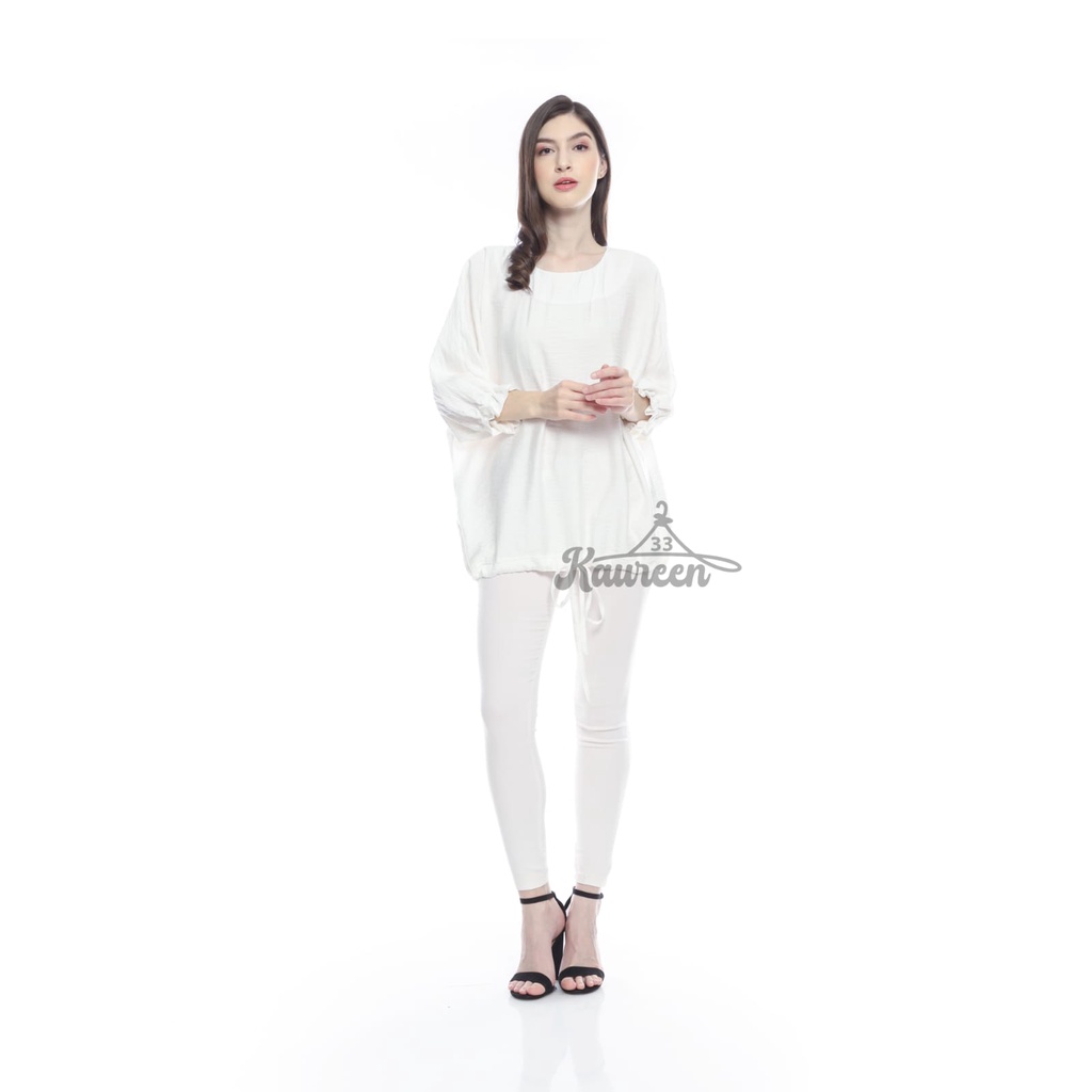 Kemeja Blouse wanita Linen Polo / Kemeja Style Korea