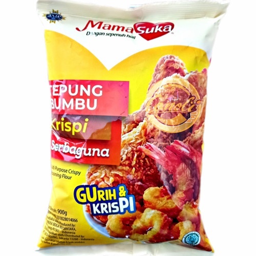 

MAMASUKA Tepung Bumbu KRISPI 900 Gram (BESAR) / Tepung Ayam / Tepung Kentucky BPOM RI ✅