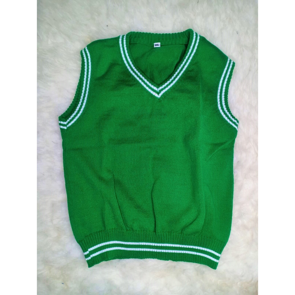 Rompi vest anak Hijau Green &amp; Dark Green size 2XL