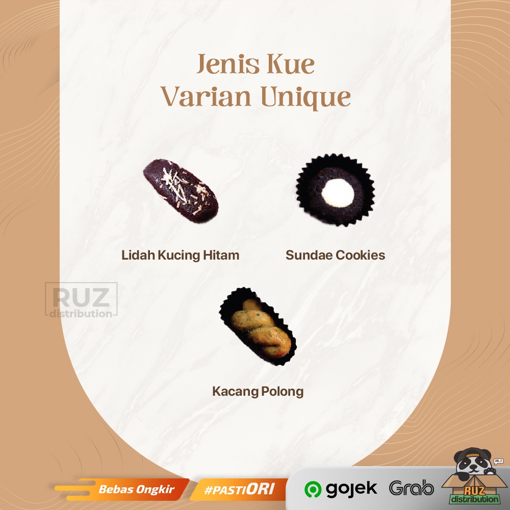 J&amp;C Cookies JnC Cookies Reguler Toples Kaca Unique Series