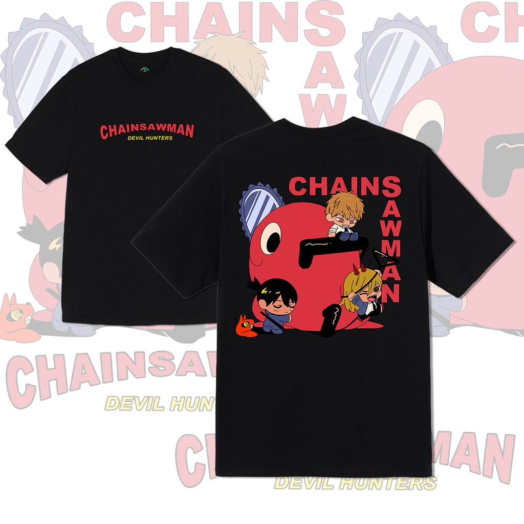 Kaos T-SHIRT Anime Chainsawman Pochita Tee