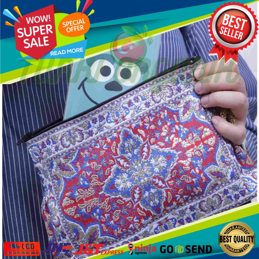 DOMPET ASLI TURKI 100% JUMBO (+/- 22x5x15) POUCH CANTIK STYLISH TURKIYE | DOMPET TURKI KOIN, KUNCI, MULTIFUNGSI | OLEH-OLEH SOUVENIR TURKEY