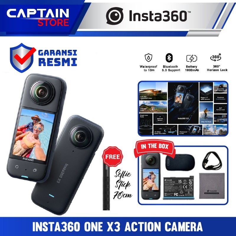 Insta360 ONE X3 Action Camera Insta 360 ONE X3