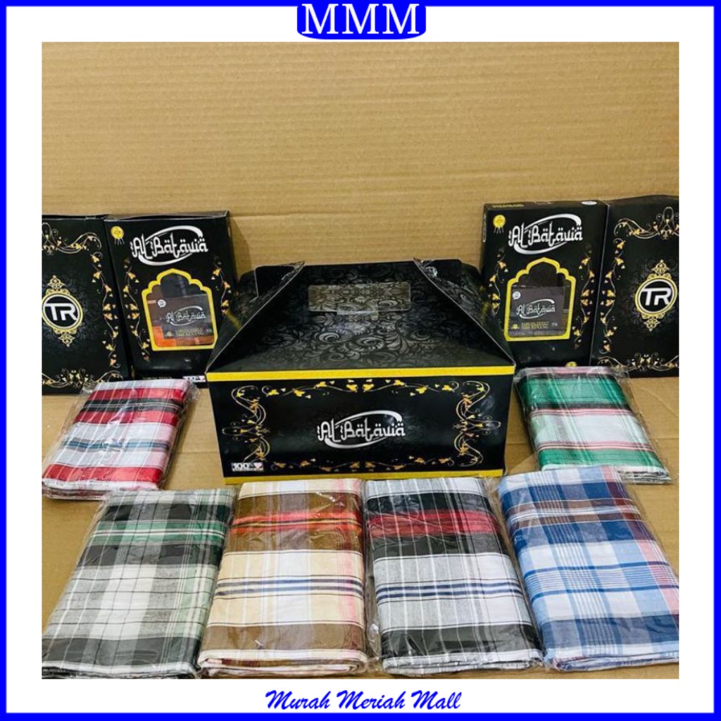 MMM Sarung Tenun Dewasa  Al Batavia Buat Oleh Oleh Lebaran 7000 Benang