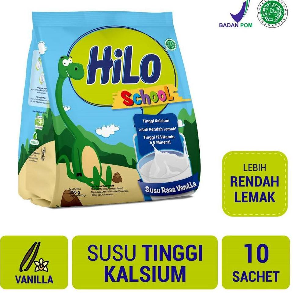 

Star 6.6 HiLo School Susu Vanilla Gusset 350 gram (10 Sachet) - Susu Tinggi Kalsium