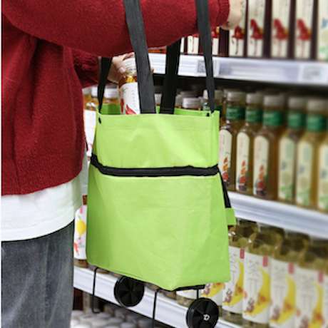 STV Tas Belanja Lipat Roda Serbaguna Shopping Trolly Fobdable Bag