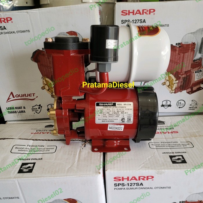 pompa air sumur dangkal otomatis SHARP SPS-129SA