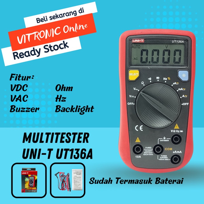 Multitester UNI-T UT136A Multimeter UNIT UT 136A Tester Digital