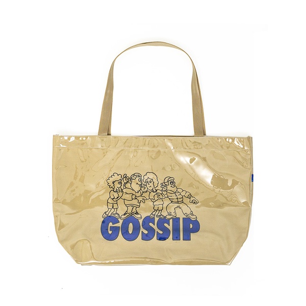 Based Club Gossip Tas Totebag Kanvas Krem