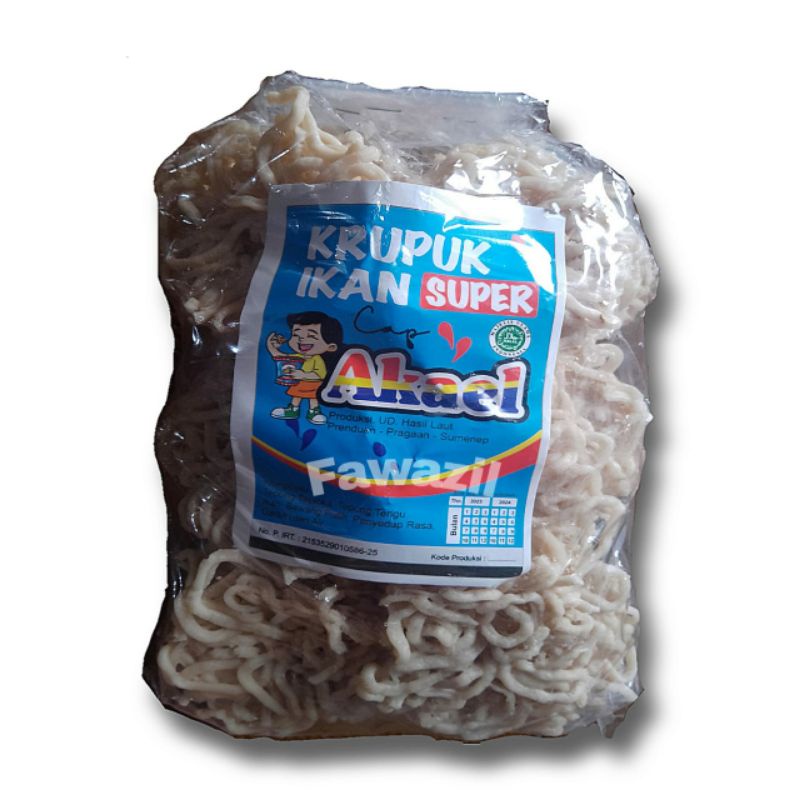 Krupuk ikan SUPER khas Madura 500gram / Kripik ikan kas madura