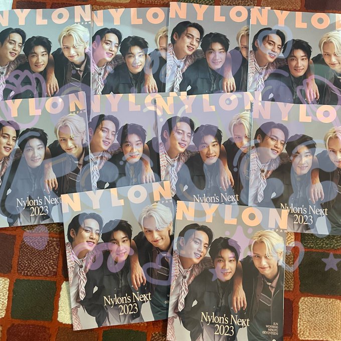 MAJALAH NYLON MAGAZINE JAPAN MINGYU WONWOO JUN MURAH REDI SIAP KIRIM