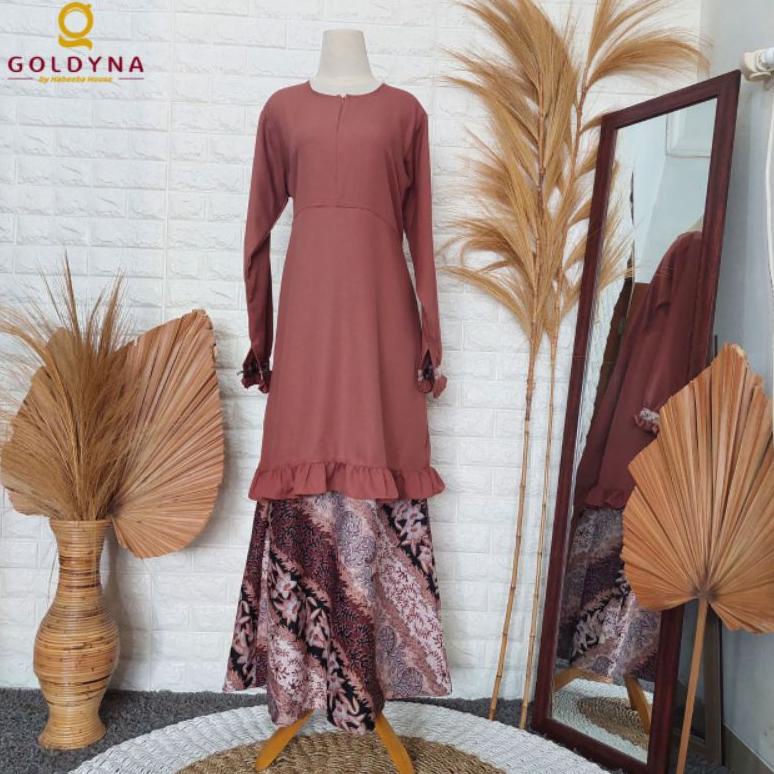 TERLARIS GBK ARAI NEW COLOR by GOLDYNA | Gamis Arai | Gamis Batik Terbaru | Gamis Kurung Melayu Mura