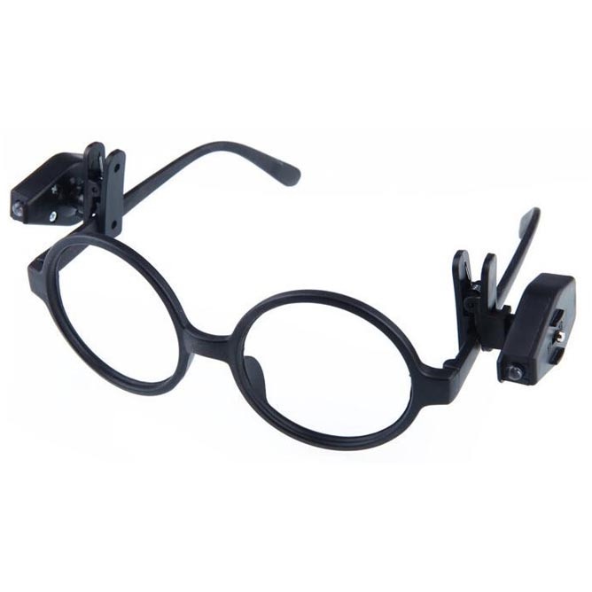 TaffLED Lampu Baca LED Klip Kacamata Glasses Light 1 PCS - ZMD00165 - Black